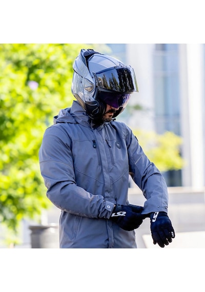 Ls2 Advant 2 Nardo Gri Kask - Siyah Vizör + Şeffaf Vizör Çok Renkli