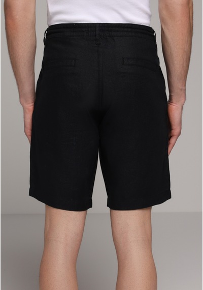 Colin's Colins Regular Fit Orta Bel Düz Erkek Siyah Şort Cl1080005 Q1.v1 Blk