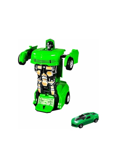 Robota Dönüşen Araba 3+ Yaş 1:32 Ölçekli Camaro Sürtmeli Araba 13 Cm
