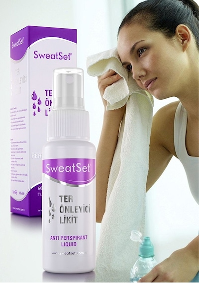 Sweatset Ter Önleyici Unisex Likit Sprey Deodorant 60 ML