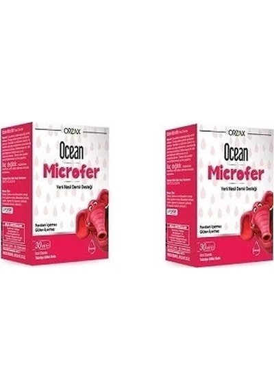 Orzax Microfer Damla 30 Ml X 2 Adet