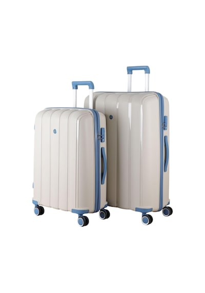 Mçs Polipropilen 2'li Valiz Seti Büyük & Orta V305 Kemik/sky Blue