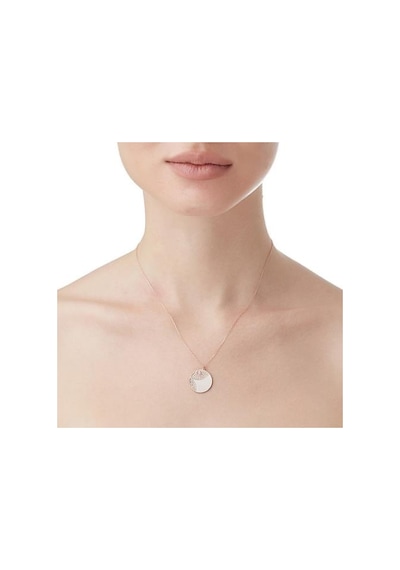 Diamond Line-Gülaylar - Pembe Altın 14 Ayar Dualı Kolye N11.24974