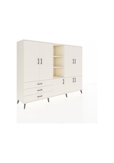 Hyperion Dolap 11 Raflı 3 Çekmeceli 7 Kapaklı 220x44x163 Aytaşı-a Aytaşı-aytaşı
