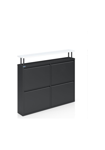 Ceha Tablalı 4'lü Metal Ayakkabılık - Siyah K.AYK-2.4 /B/P 9005 Ceha Tablalı 4'lü Metal Ayakkabılık - Siyah K.AYK-2.4 /B/P 9005