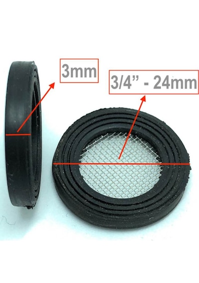 Eca 3/4" Filtreli Conta Süzgeç