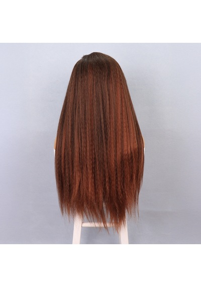 Kızıl Kahve Yaki Afro Peruk - Zmff-582326 Renkli