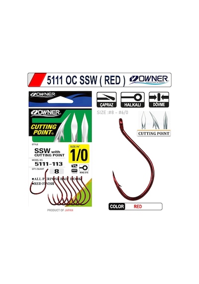Owner 5111 Oc Ssw Red 5-0
