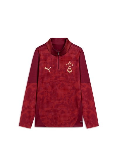 Puma Galatasaray Genç Antrenman Fermuarlı Üst 782888 03 Kırmızı