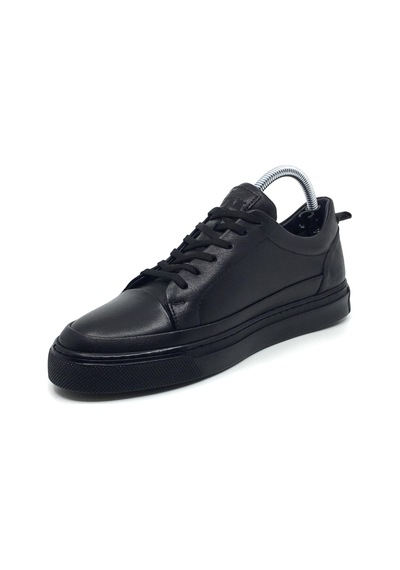 Taşpınar %100 Hakiki Deri Erkek Yazlık Rahat Günlük Sneaker Ayakkabı 40-44 Siyah
