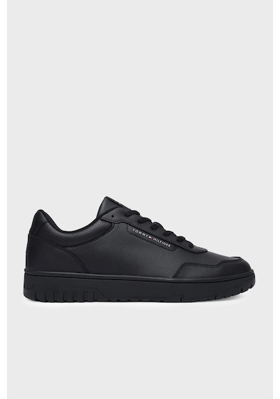 Tommy Hilfiger Deri Sneaker Ayakkabı Erkek Ayakkabı Fm0fm05927 Bds Siyah