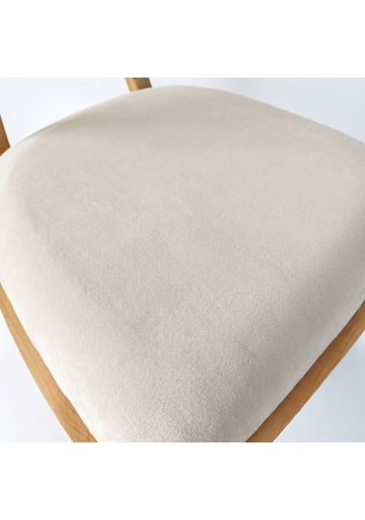 Lova İskandinav Ahşap Sandalye Natural