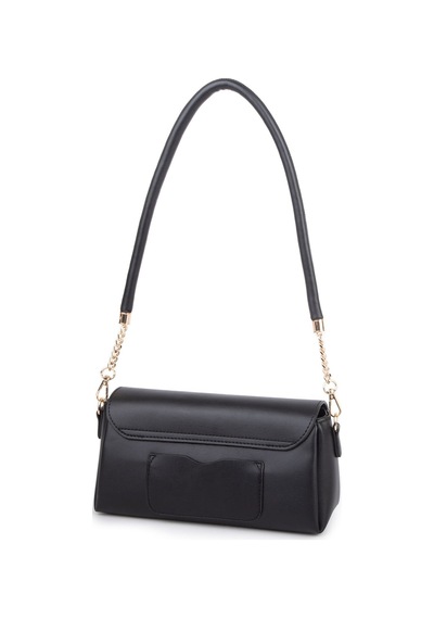 Nas Bag Kadın Sade Şık Omuz Ve Çapraz Çanta En 24 Cm Boy 12 Cm Siyah Diğer