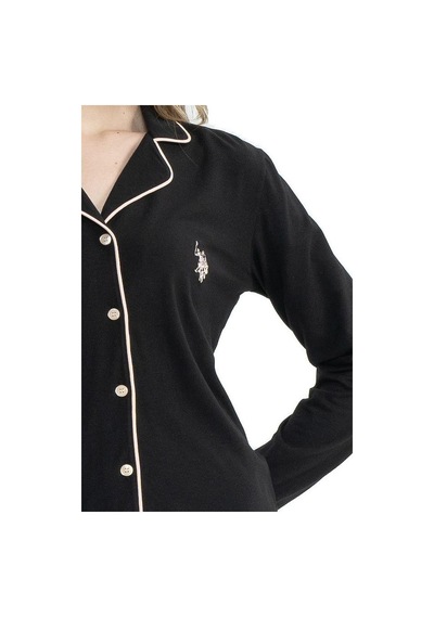 U.S. Polo Assn. U.s Polo 11000 Kadın Boydan Patlı Pijama Takım 001