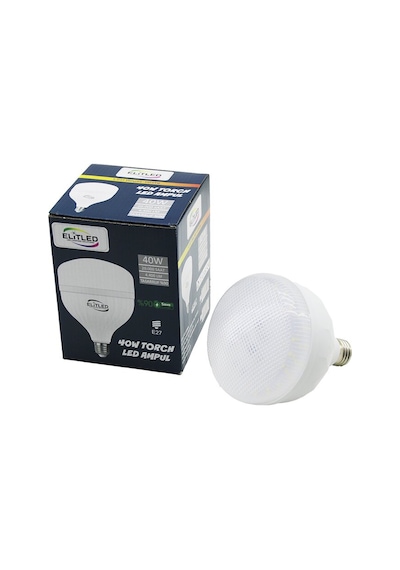 Elitled El-02 12/24 40w Torch Led Bulb Ampul Beyaz - 6400k E27 4400 Lümen 20.000 Saat Ömür 5067 Diğer