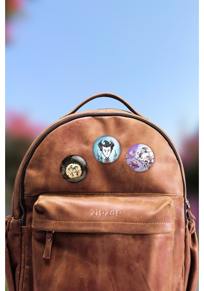 Don't Starve Together Video Oyun Çanta Süsü İğneli Buton Rozet Seti 3 Adet Üçlü