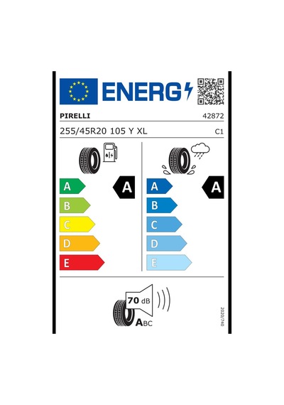 Pirelli 255/45 R20 105Y Ll P Zero E Rnf Elect Yaz Lastiği 2025