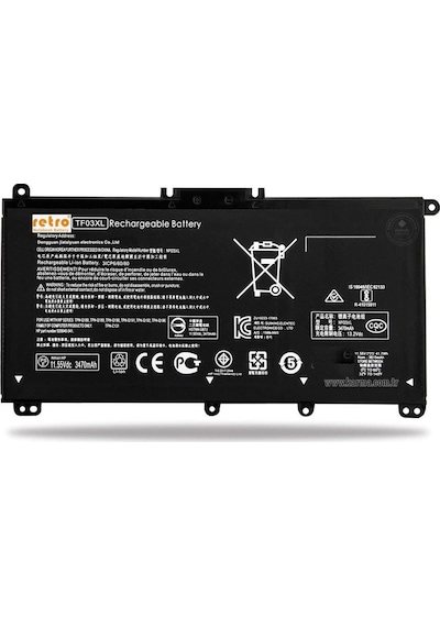 HP Uyumlu 15-cc, 15-cd, 15-ck TF03XL Notebook Bataryası, Pili / RHL-109