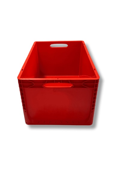 Alpbx 1.kalite Kırmızı Plastik Kasa 60x40x32 Cm - Kutu 65 Litre