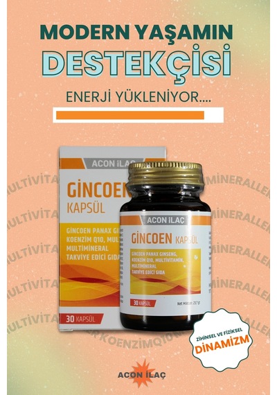 Gincoen Kapsül Multivitamin 30 Kapsül