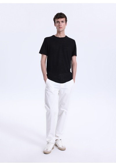 Fabrika Siyah Erkek Pamuklu T-shirt F6sm-tst 2900