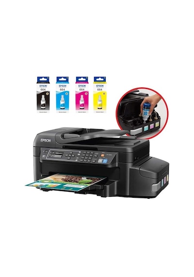 Epson T664 Mürekkep Seti Siyah