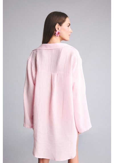 Defacto %100 Pamuk Regular Fıt Müslin Açık Pembe Plaj Elbisesi H8030ax26sppn648 Pembe-pn648 Defacto %100 Pamuk Regular Fıt Müslin Açık Pembe Plaj Elbisesi H8030ax26sppn648 Pembe-pn648