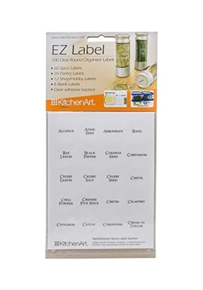 Kitchenart Ez Baharat Etiket Seti, 100 Parça