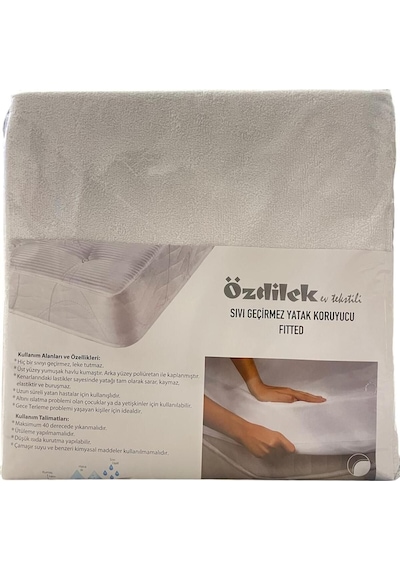 Özdilek Fitted Sıvı Geçirmez Yatak Koruyucu Alez Pamuklu 160x200 Çift Kişilik