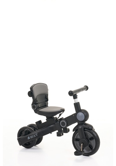 Flow 9in1 Smart Trike Çift Yönlü, Yatabilir, Katlanabilir, Denge Bisikleti Özellikli Bebek Ve Çocuk Bisikleti Gri