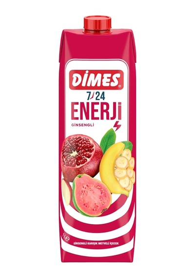 Dimes 7/24 Enerji Karışık Meyveli İçecek 1 Lt X 6 Adet