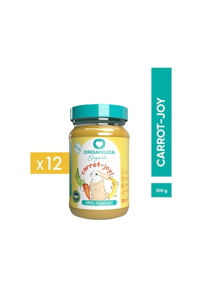 Organik Ek Gıda Carrot-joy 100 G Meyve-Sebze Püresi 12'li
