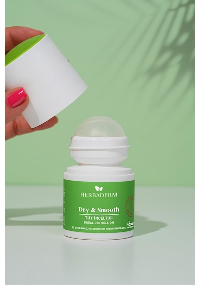Herbaderm Dry & Smooth Tüy İnceltı̇cı̇ Doğal Roll-On Deodorant 50 ML