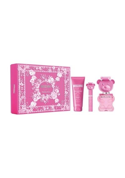Moschino Toy 2 Bubble Edt 100 Ml Natural Spray + Edt 10 Ml Travel Spray + 100 Ml Body Lotion Kadın Parfüm Seti Çiçek - Meyve