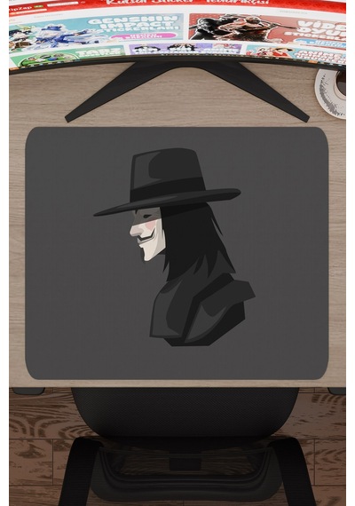 V For Vendetta V5 48x40 Xl Gaming Kauçuk Kaymaz Taban Mouse Pad Fare Altlığı