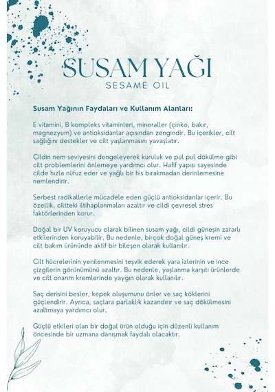 Beauty Voice Katkısız Susam + Çörek Otu Yağı 2'li