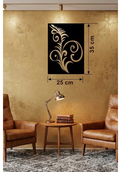 Geleneksel Çiçek Desenli Ahşap Duvar Tablosu - 25x35 Cm Lazer Kesim Dekoratif Pano Renkli