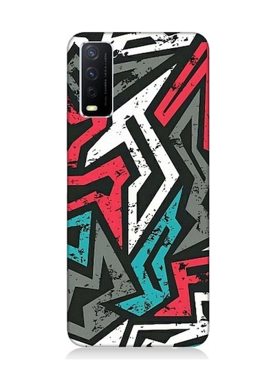 Vivo Y11s Uyumlu Grafiti Mozaik Desenler Desenli Silikon Kılıf