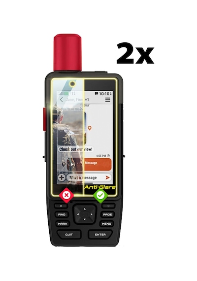 Garmin Gpsmap H1i Plus Gps İçin Anti-glare Parlama Önleyici Mat Ekran Koruyucu 2 Adet