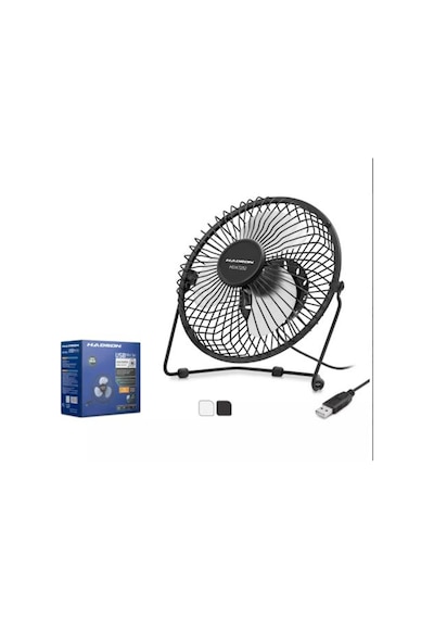 Hadron Hdx7252 Siyah Vantilatör Usb Metal18cm