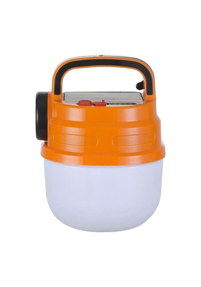 Güneş Enerjili 50 Watt 5 Mod Kamp Lambası Acil Durum Feneri Güçlü Turuncu