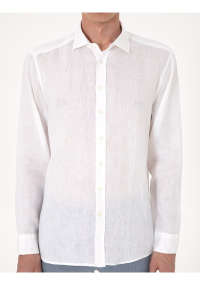 Pierre Cardin Erkek Beyaz Gömlek Desenli 50303293-vr013 Beyaz
