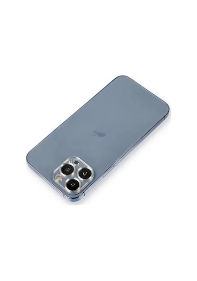 Newface Apple İphone 12 Pro Metal Kamera Lens Koruma Cam - Gümüş