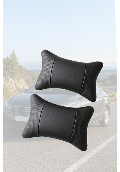 Daihatsu Delta Uyumlu Siyah Set Deri Kemer Koruyucu Deri Yastık Lüks