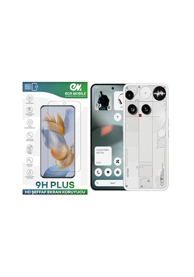 Nothing Phone 3 İle Uyumlu Hd Şeffaf 9h Nano Ekran Koruyucu