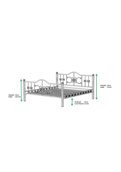 Karyola Yakamoz Yatak Odası Çift Kişilik Ferforje Tarz Ahşap Metal Karyola 150 X 200 Diğer Karyola Yakamoz Yatak Odası Çift Kişilik Ferforje Tarz Ahşap Metal Karyola 150 X 200 Diğer