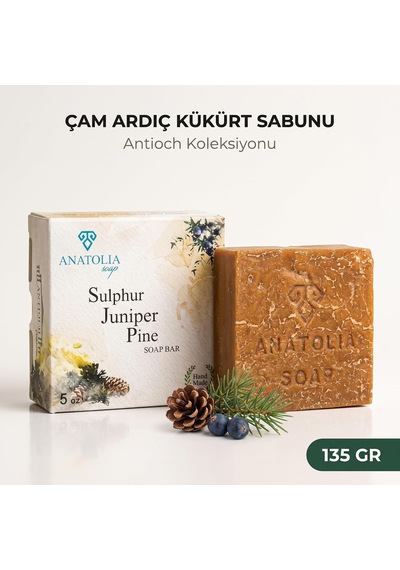 Lexroo Çam Ardıç Katranlı Kükürt Sabunu