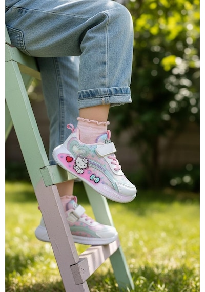 010 Kız Çocuk Rahat Sneaker Beyaz