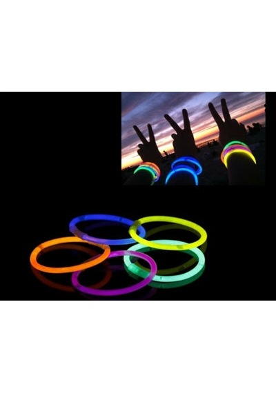 10 Adet Glow Stick Bracelet Fosforlu Kırılan Çubuk Bileklik Diğer
