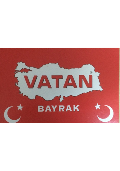 Türk Bayrağı Yükselen Bayrak Vatan Bayrak Ebat 30X45